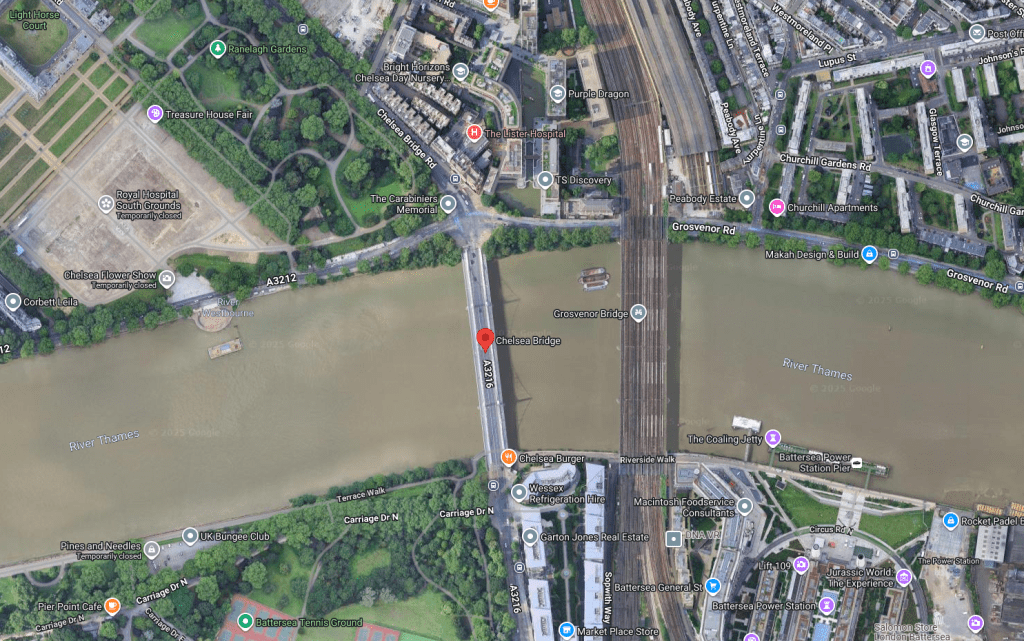 The CHELSEA BRIDGE man still&nbsp;UNIDENTIFIED